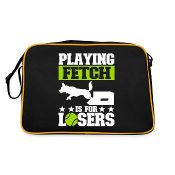 Flyball Sports canins - Sac Retro - noir/or - Dos