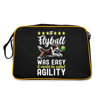 Flyball Sports canins - Sac Retro - noir/or - Dos
