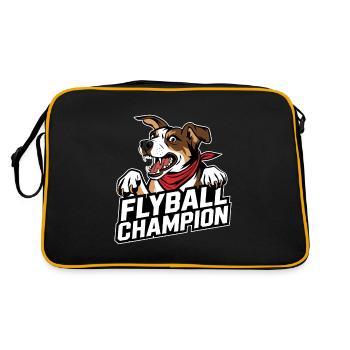 Flyball Sports canins - Sac Retro - noir/or - Dos