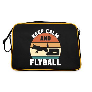 Flyball Sports canins - Sac Retro - noir/or - Dos