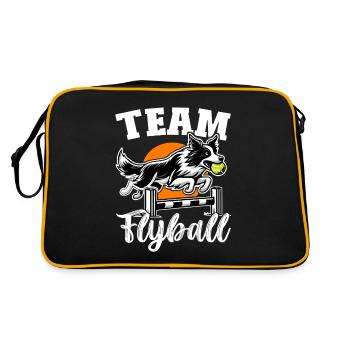 Flyball Sports canins - Sac Retro - noir/or - Dos