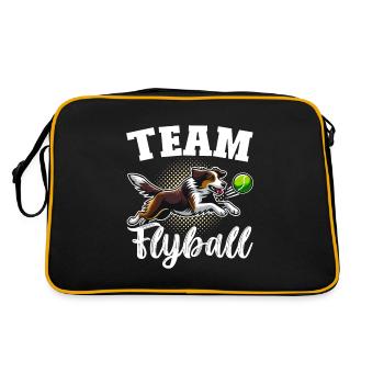 Flyball Sports canins - Sac Retro - noir/or - Dos