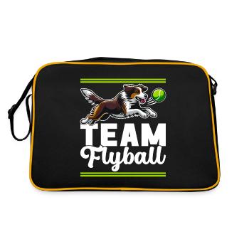 Flyball Sports canins - Sac Retro - noir/or - Dos