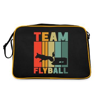 Flyball Sports canins - Sac Retro - noir/or - Dos