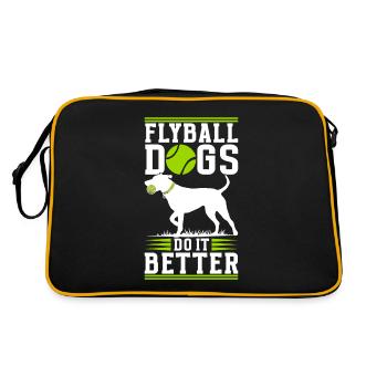 Flyball Sports canins - Sac Retro - noir/or - Dos