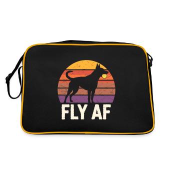 Flyball Sports canins - Sac Retro - noir/or - Dos
