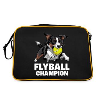 Flyball Sports canins - Sac Retro - noir/or - Dos