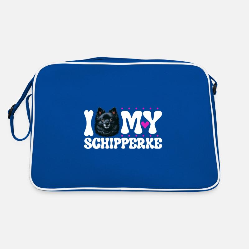 J'adore mon Schipperke Sac Retro