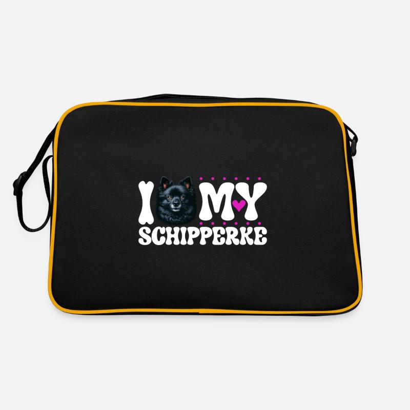J'adore mon Schipperke Sac Retro