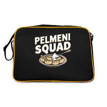 Pelmeni Russian Cuisine - Retro Bag - black/gold - Back