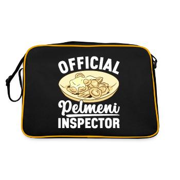 Pelmeni Russian Cuisine - Retro Bag - black/gold - Back