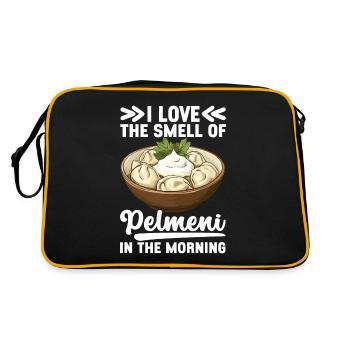 Pelmeni Russian Cuisine - Retro Bag - black/gold - Back