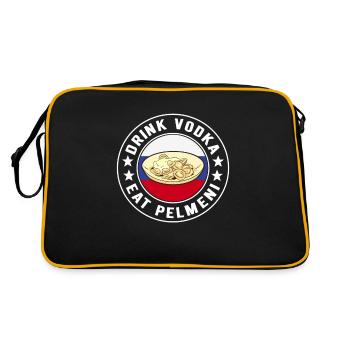 Pelmeni Russian Cuisine - Retro Bag - black/gold - Back