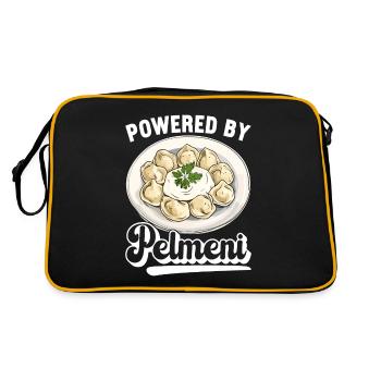 Pelmeni Russian Cuisine - Retro Bag - black/gold - Back