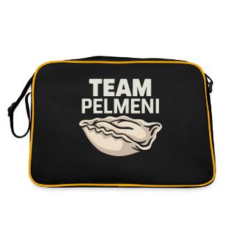 Pelmeni Russian Cuisine - Retro Bag - black/gold - Back