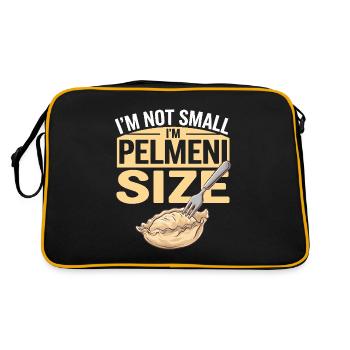 Pelmeni Russian Cuisine - Retro Bag - black/gold - Back
