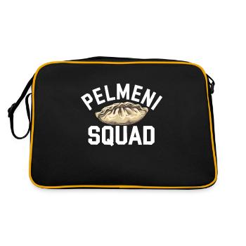 Pelmeni Russian Cuisine - Retro Bag - black/gold - Back