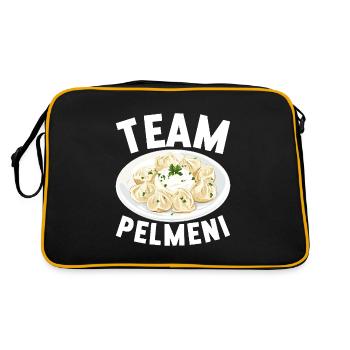 Pelmeni Russian Cuisine - Retro Bag - black/gold - Back