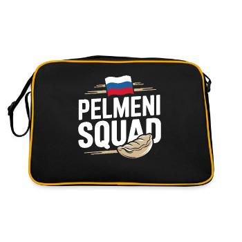 Pelmeni Russian Cuisine - Retro Bag - black/gold - Back