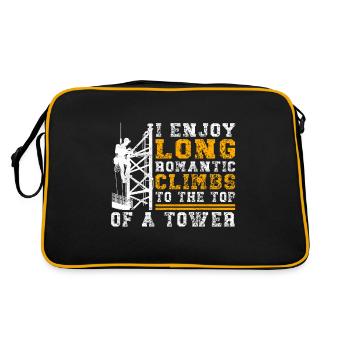 Industrial Climbers Tower Climbers Industrial Climbing - Retro Bag - black/gold - Back