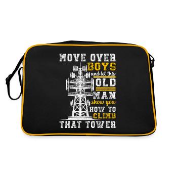 Industrial Climbers Tower Climbers Industrial Climbing - Retro Bag - black/gold - Back