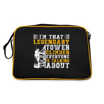 Grimpeurs industriels Tours Grimpeurs industriels - Sac Retro - noir/or - Dos