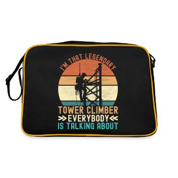 Grimpeurs industriels Tours Grimpeurs industriels - Sac Retro - noir/or - Dos