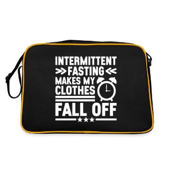 Jeûne intermittent Jeûne intermittent - Sac Retro - noir/or - Dos