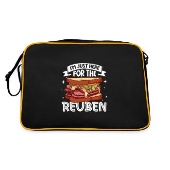 Seulement ici pour le Reuben - Sac Retro - noir/or - Dos