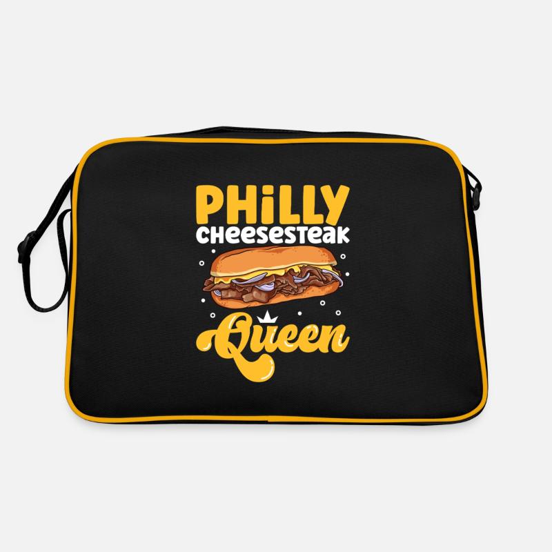 Philly Cheesesteak Queen Retro Tasche