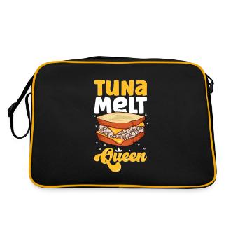 Reine des sandwichs au thon fondant - Sac Retro - noir/or - Dos