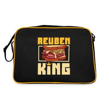 Roi Ruben - Sac Retro - noir/or - Dos