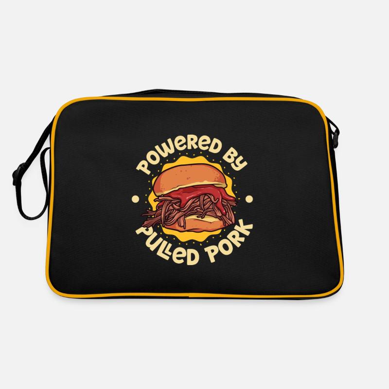 Powered by Pulled Pork Sandwich Retro Bag