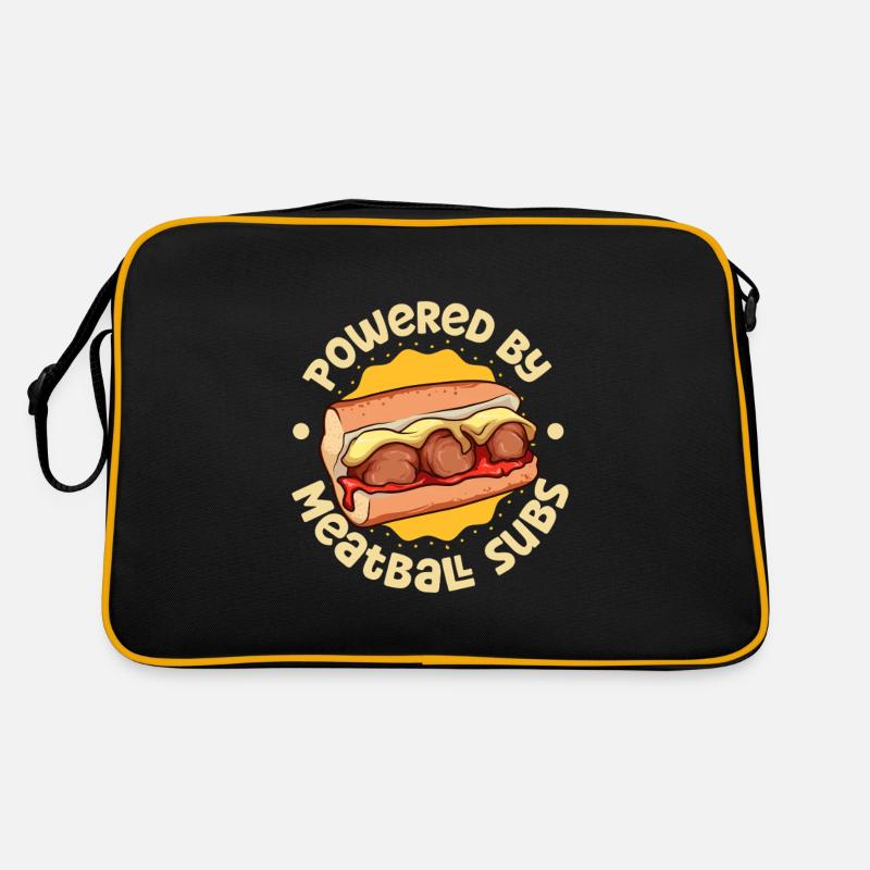 Powered by Meatball Sub Retro Bag