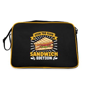 Join the Club - Club Sandwich - Retro Bag - black/gold - Back
