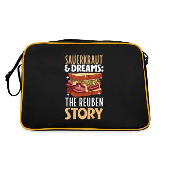 Choucroute et rêves - Reuben - Sac Retro - noir/or - Dos