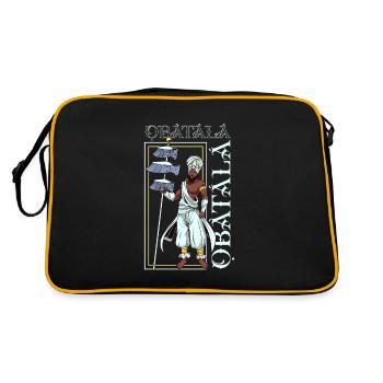 Dieu Yoruba - Obatala - Sac Retro - noir/or - Dos