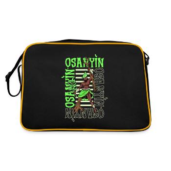 Yoruba God - Osanyin - Retro Bag - black/gold - Back