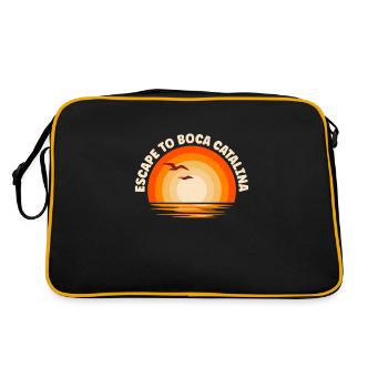 Je fuis vers Boca Catalina - Sac Retro - noir/or - Dos