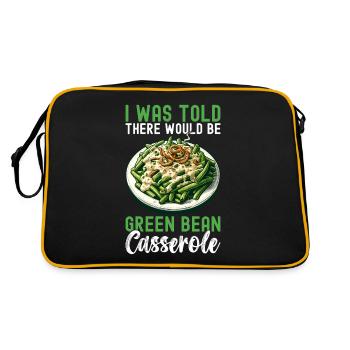 Casserole de haricots verts - Sac Retro - noir/or - Dos