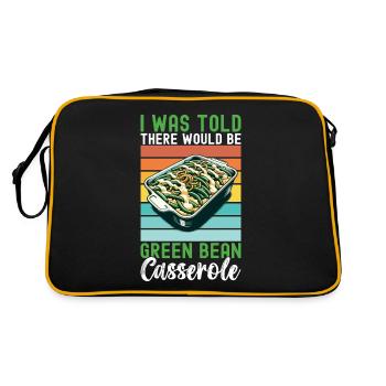 Casserole de haricots verts - Sac Retro - noir/or - Dos