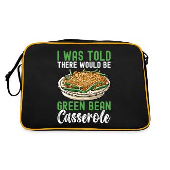 Casserole de haricots verts - Sac Retro - noir/or - Dos