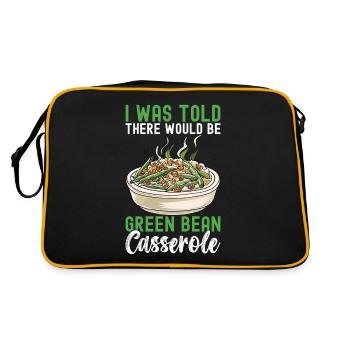 Casserole de haricots verts - Sac Retro - noir/or - Dos