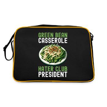 Casserole de haricots verts - Sac Retro - noir/or - Dos