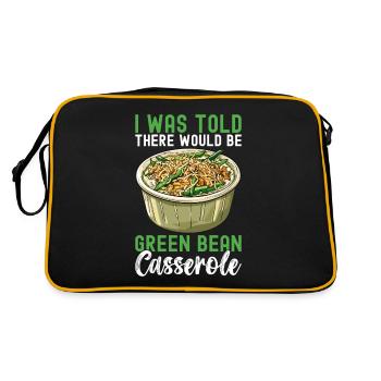 Casserole de haricots verts - Sac Retro - noir/or - Dos