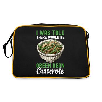Casserole de haricots verts - Sac Retro - noir/or - Dos