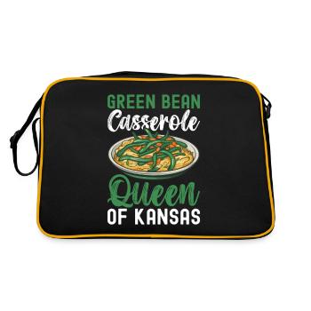 Casserole de haricots verts - Sac Retro - noir/or - Dos