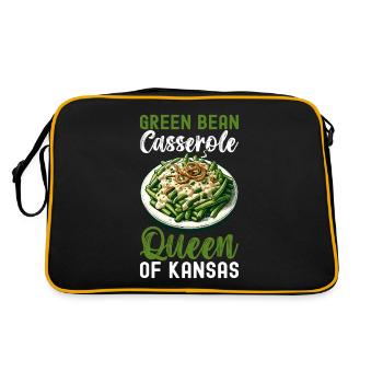 Casserole de haricots verts - Sac Retro - noir/or - Dos