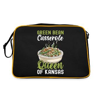 Casserole de haricots verts - Sac Retro - noir/or - Dos
