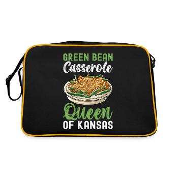 Casserole de haricots verts - Sac Retro - noir/or - Dos